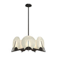 Hubbardton Forge 2023 Oil Rubbed Bronze Alabaster Multi Callisto 7-Light Pendant