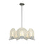 Hubbardton Forge 2023 Vintage Platinum Alabaster Multi Callisto 7-Light Pendant