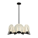Hubbardton Forge 2023 Ink Alabaster Multi Callisto 7-Light Pendant