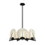 Hubbardton Forge 2023 Ink Alabaster Multi Callisto 7-Light Pendant