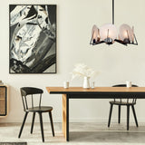 Hubbardton Forge 2023 Ink Alabaster Multi Callisto 7-Light Pendant