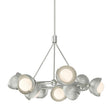 Hubbardton Forge 2023 Sterling Sterling Opal Glass (GG) Multi Brooklyn 9-Light Double Shade Ring Pendant