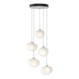 Hubbardton Forge 2023 White Frosted Glass (FD) Long Ume 5-Light Pendant
