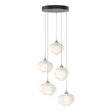 Hubbardton Forge 2023 Sterling Frosted Glass (FD) Long Ume 5-Light Pendant