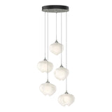 Hubbardton Forge 2023 Sterling Frosted Glass (FD) Standard Ume 5-Light Pendant