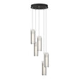 Hubbardton Forge 2023 Natural Iron Opal Glass (GG) Standard Exos Glass 5-Light Pendant