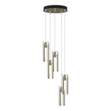 Hubbardton Forge 2023 Soft Gold Clear Glass (ZM) Standard Exos Glass 5-Light Pendant