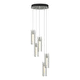 Hubbardton Forge 2023 Sterling Clear Glass (ZM) Standard Exos Glass 5-Light Pendant