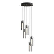 Hubbardton Forge 2023 Ink Clear Glass (ZM) Standard Exos Glass 5-Light Pendant