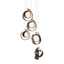 Hubbardton Forge 2023 Bronze Opal Glass (GG) Long Riza 5-Light Pendant