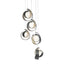 Hubbardton Forge 2023 Natural Iron Opal Glass (GG) Long Riza 5-Light Pendant