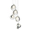 Hubbardton Forge 2023 Vintage Platinum Opal Glass (GG) Long Riza 5-Light Pendant
