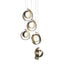 Hubbardton Forge 2023 Soft Gold Opal Glass (GG) Long Riza 5-Light Pendant