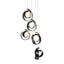 Hubbardton Forge 2023 Ink Opal Glass (GG) Long Riza 5-Light Pendant