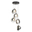 Hubbardton Forge 2023 Dark Smoke Opal Glass (GG) Standard Riza 5-Light Pendant