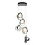 Hubbardton Forge 2023 Natural Iron Opal Glass (GG) Standard Riza 5-Light Pendant