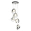 Hubbardton Forge 2023 Vintage Platinum Opal Glass (GG) Standard Riza 5-Light Pendant