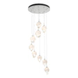 Hubbardton Forge 2023 White White Crystal (WP) Standard Chrysalis 9-Light Small Crystal Pendant