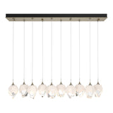 Hubbardton Forge 2023 Soft Gold White Crystal (WP) Standard Chrysalis 10-Light Small Crystal Pendant