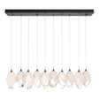 Hubbardton Forge 2023 Oil Rubbed Bronze White Crystal (WP) Standard Chrysalis 10-Light Large Crystal Pendant