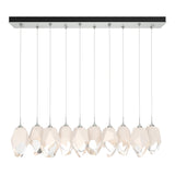 Hubbardton Forge 2023 Vintage Platinum White Crystal (WP) Standard Chrysalis 10-Light Large Crystal Pendant