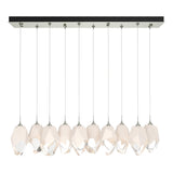 Hubbardton Forge 2023 Sterling White Crystal (WP) Standard Chrysalis 10-Light Large Crystal Pendant