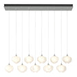 Hubbardton Forge 2022 Vintage Platinum Frosted Glass (FD) Standard Ume 10-Light Pendant