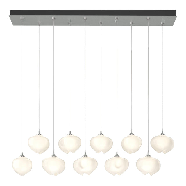 Hubbardton Forge 2022 Vintage Platinum Frosted Glass (FD) Standard Ume 10-Light Pendant