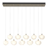 Hubbardton Forge 2022 Soft Gold Frosted Glass (FD) Standard Ume 10-Light Pendant