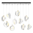 Hubbardton Forge 2023 White Opal Glass (GG) Standard Riza 10-Light Pendant
