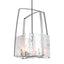 Hubbardton Forge 2021 Vintage Platinum White Swirl Glass (YR) Multi Arc Pendant