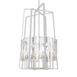 Hubbardton Forge 2023 White White Swirl Glass (YR) Multi Arc 8-Light Tall Pendant