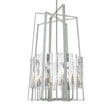 Hubbardton Forge 2023 Vintage Platinum White Swirl Glass (YR) Multi Arc 8-Light Tall Pendant