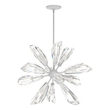 Hubbardton Forge 2023 White Crystal Multi Luma 12-Light Starburst Pendant