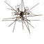 Hubbardton Forge 2021 Bronze Clear Glass (ZM) Multi Griffin Starburst Pendant