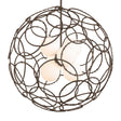 Hubbardton Forge 2021 Bronze Opal Glass (GG) Multi Olympus Orb Pendant