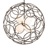 Hubbardton Forge 2021 Bronze Opal Glass (GG) Multi Olympus Orb Pendant