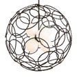 Hubbardton Forge 2021 Dark Smoke Opal Glass (GG) Multi Olympus Orb Pendant