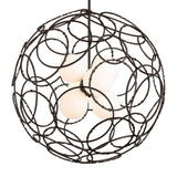 Hubbardton Forge 2021 Dark Smoke Opal Glass (GG) Multi Olympus Orb Pendant