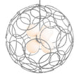 Hubbardton Forge 2021 Vintage Platinum Opal Glass (GG) Multi Olympus Orb Pendant