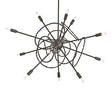 Hubbardton Forge 2021 Oil Rubbed Bronze Multi Olympus 12-Light Starburst Pendant