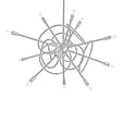 Hubbardton Forge 2021 Sterling Multi Olympus 12-Light Starburst Pendant