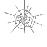 Hubbardton Forge 2021 Sterling Multi Olympus 12-Light Starburst Pendant