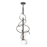 Hubbardton Forge 2021 Dark Smoke Opal Glass (GG) Multi Olympus Vertical Pendant