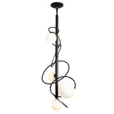 Hubbardton Forge 2021 Black Opal Glass (GG) Multi Olympus Vertical Pendant