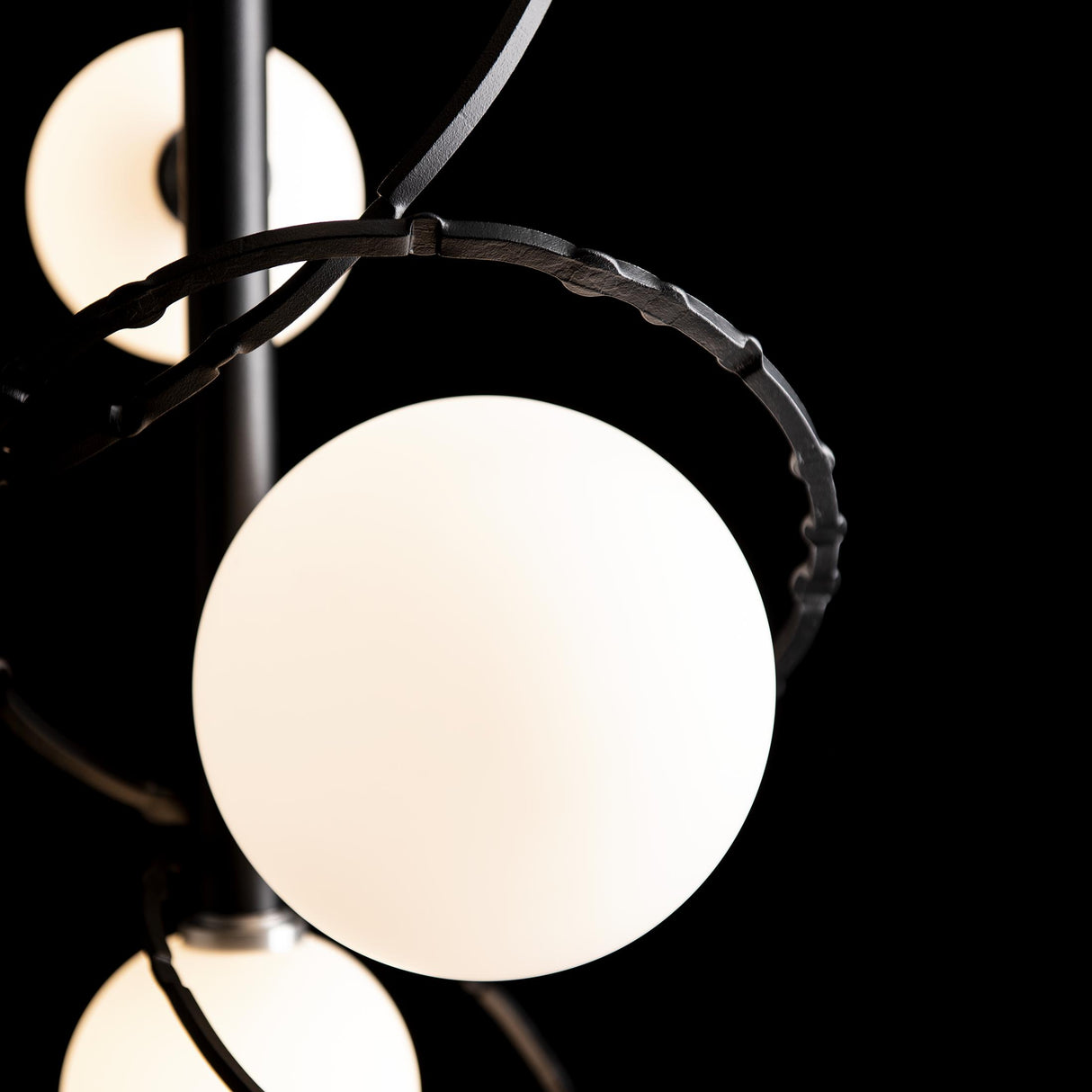 Hubbardton Forge 2021 Black Opal Glass (GG) Multi Olympus Vertical Pendant