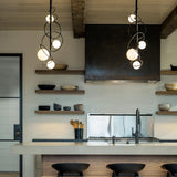 Hubbardton Forge 2021 Black Opal Glass (GG) Multi Olympus Vertical Pendant