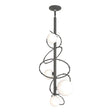 Hubbardton Forge 2021 Natural Iron Opal Glass (GG) Multi Olympus Vertical Pendant