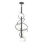 Hubbardton Forge 2021 Natural Iron Opal Glass (GG) Multi Olympus Vertical Pendant