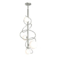 Hubbardton Forge 2021 Sterling Opal Glass (GG) Multi Olympus Vertical Pendant